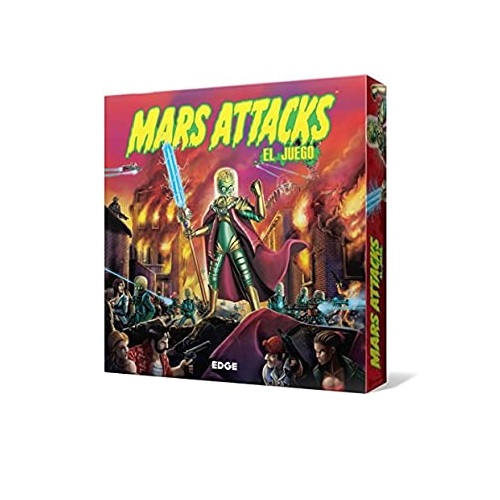 juego de mesa mars attacks, juegos de mesa, juegos de aliens