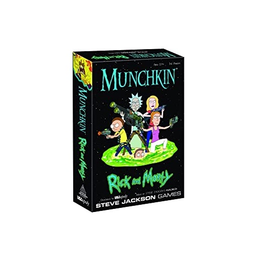 juego de cartas munchkin, juego de rick y morty, juego munchkin rick y morty, juegos de mesa