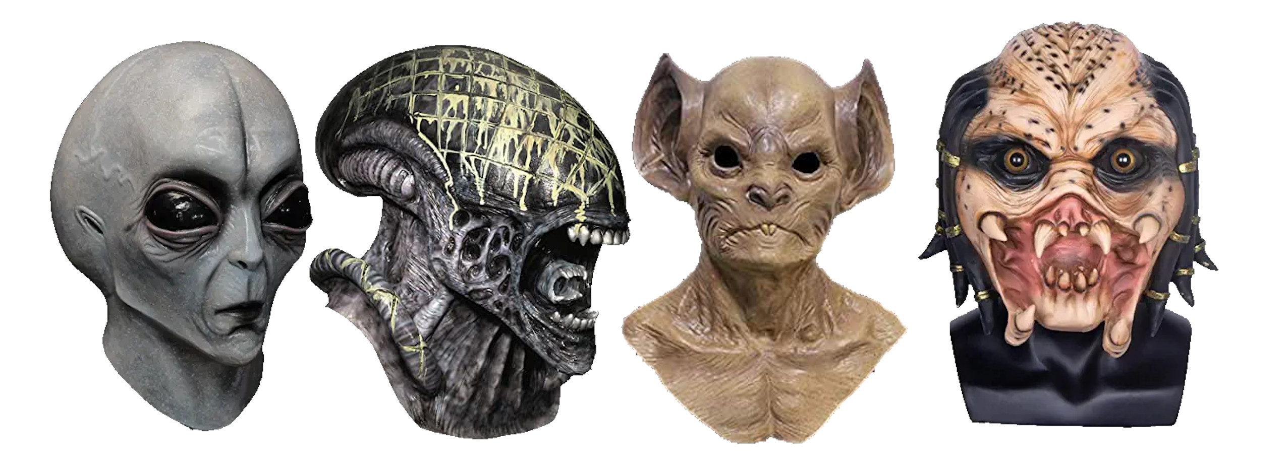 máscaras de aliens, máscaras de marcianos, máscaras de extraterrestres, máscaras de alienígenas