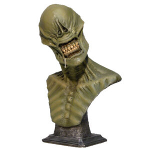 busto de alien xenomorfo de la pellicula de ciencia ficción, figura de fantasia, miedo, figura mutante