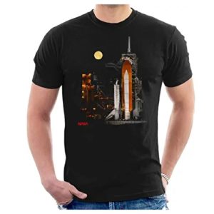 camiseta de la nasa con cohete espacial en ropa de la nasa en dealiens.shop