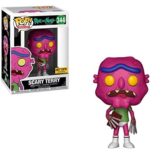 funkos exclusivos, FunKo Rick y Morty Pop! Animación Scary Terry Vinyl Figure Hot Topic Exclusive