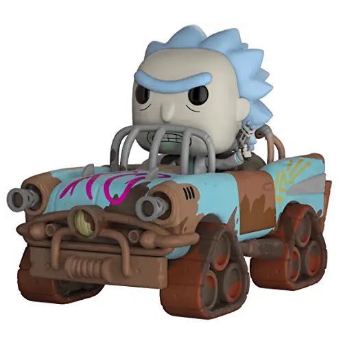 funkos económicos, Funko-28456 Rick & Morty Mad MAX Rick Pop Rides